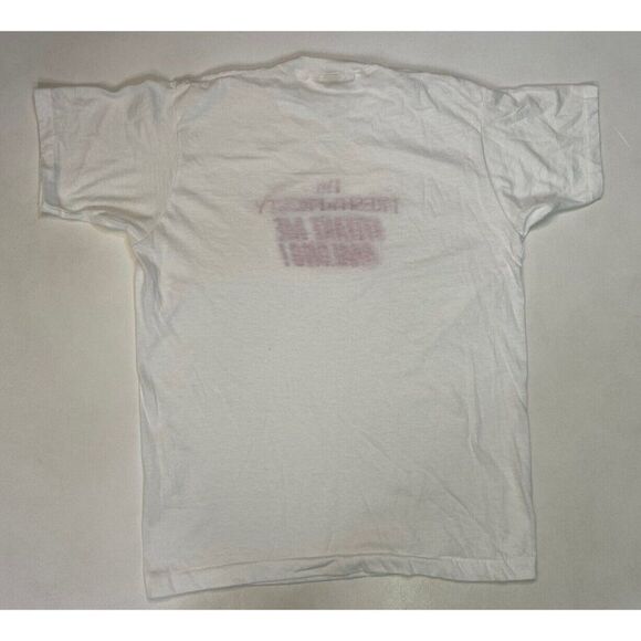 VINTAGE I'm Fresh N Frosty Take Me Along T-shirt Men Large USA 80s Single Stitch - Picture 5 of 7